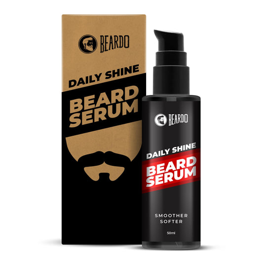 Beardo Beard Serum, 50 ml | Daily use beard serum for men | Softens and Smoothes Rough Beard | Gives Beard Shine & Nourishes Beard