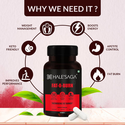 Halesaga Keto Burn Weight Management Supplement for Men & Women-120 Tablets