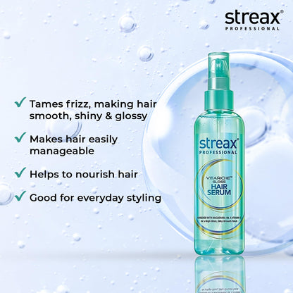 Streax Professional Vitariche Gloss Hair Serum (200 ml)