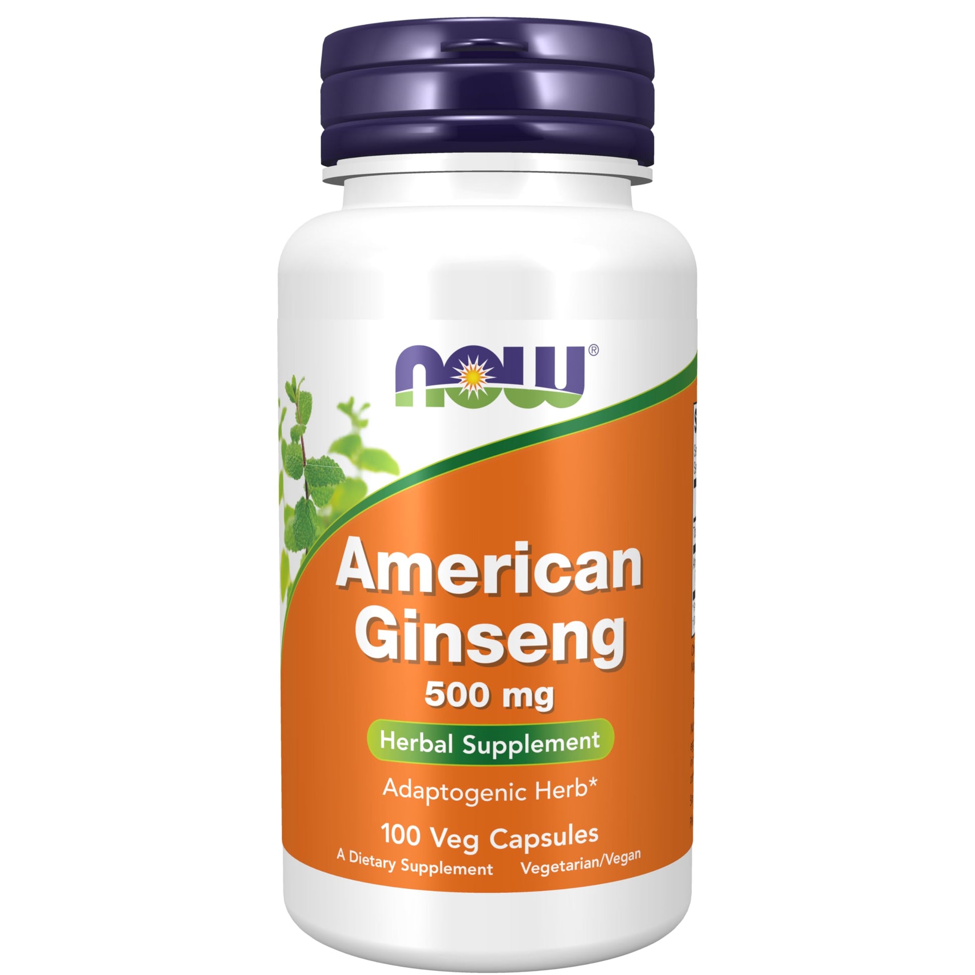 Now Foods, American Ginseng, 500 mg, 100 Veg Capsules