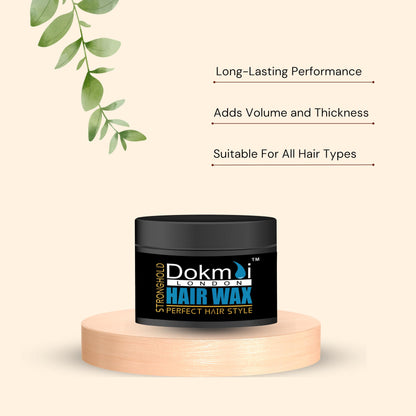 Dokmai LONDON Perfect Hair style strong hold Long lasting performance, adds volume and thickness, suitable for all Hair types (100 g)