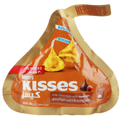 Hershey's Kisses Creamy Milk Chocolate With Hazelnuts - 146 Grams