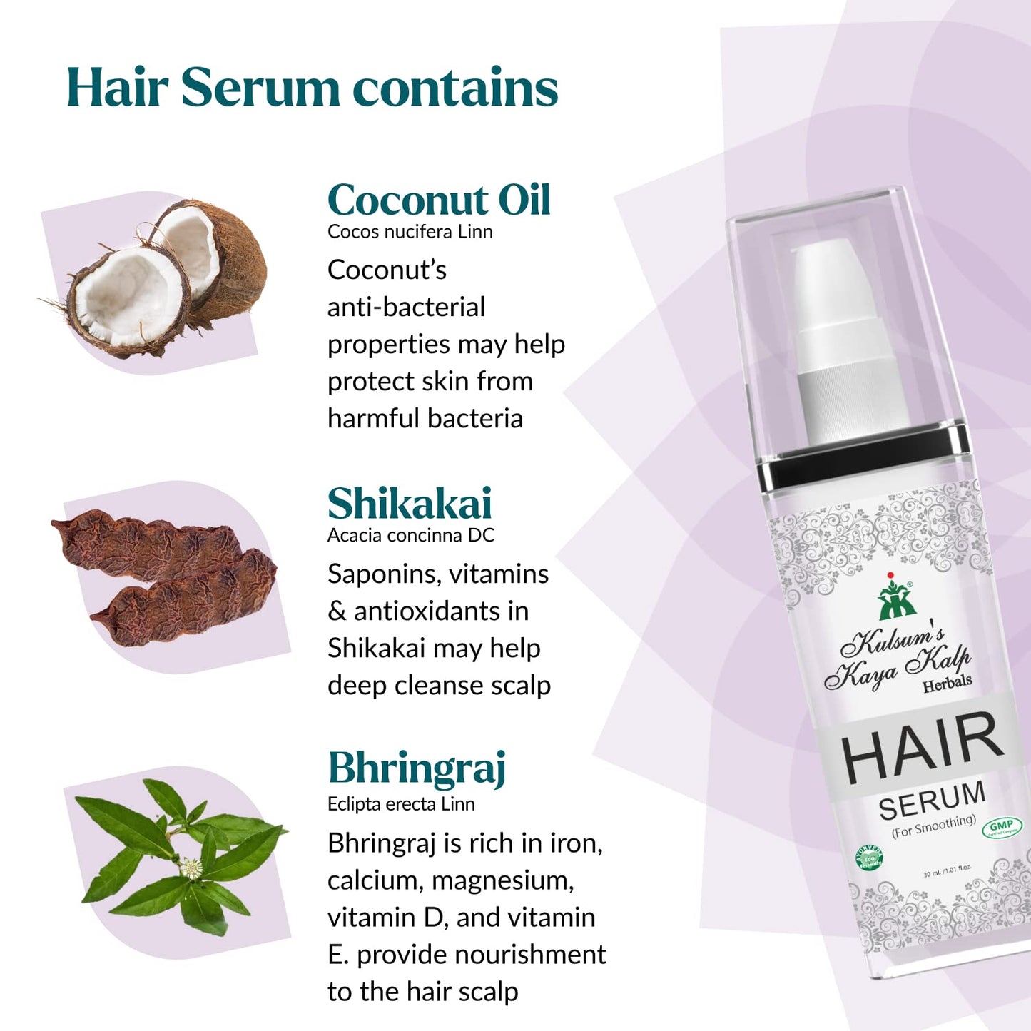 Kulsum's Kaya Kalp Herbals Hair Serum 30ml