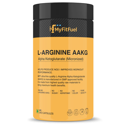 MyFitFuel L-Arginine Alpha-Ketoglutarate (AAKG) (1500 mg) 240 Capsules