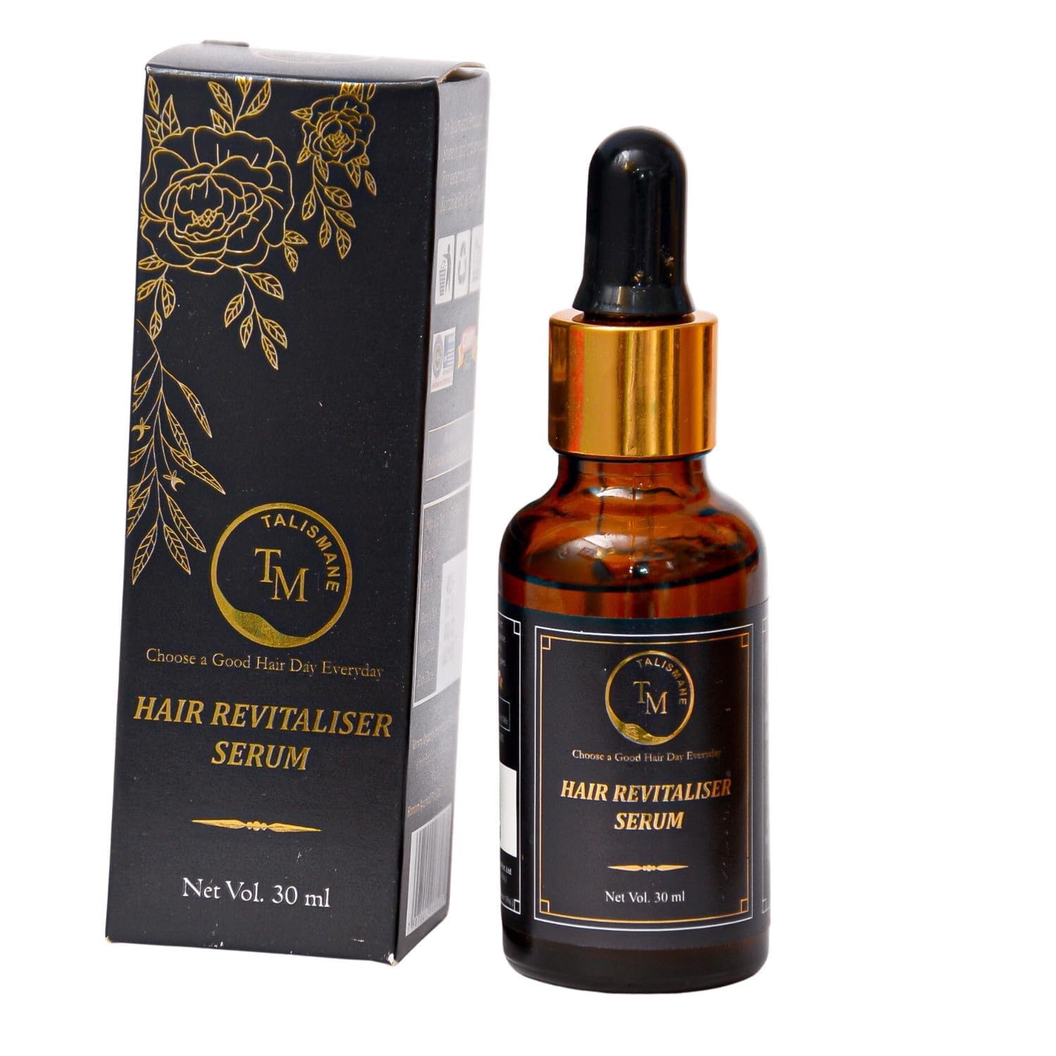 TALISMANE Hair Revitaliser Serum 30ML Unique Potion for Vibrant Strands, Infused with Jojoba, Tea Tril, Oats Protein (FBAHAIR RE_VITALISER SERUM_30ML)