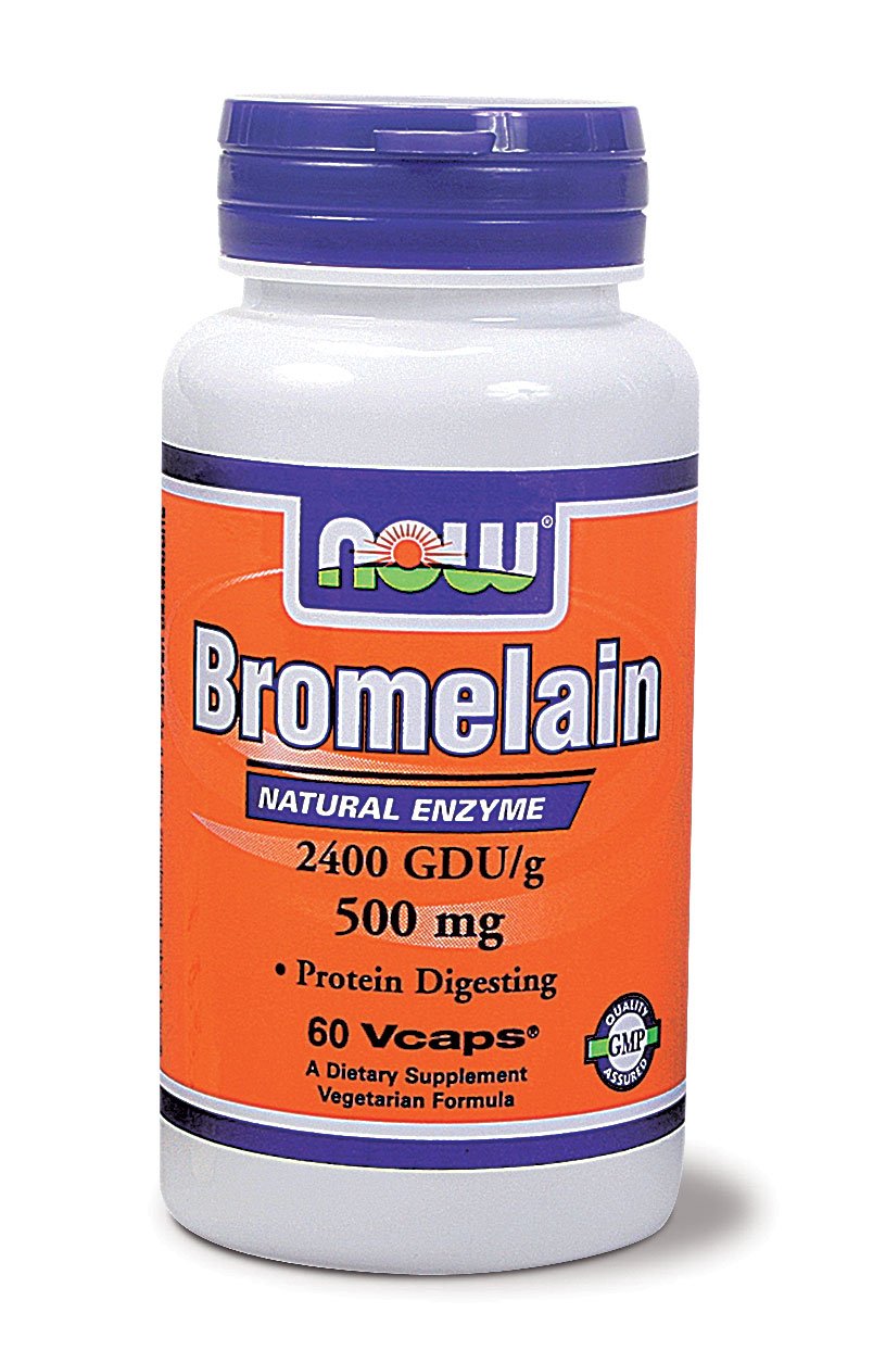 Now Foods, Bromelain, 500 mg, 60 Veggie Caps