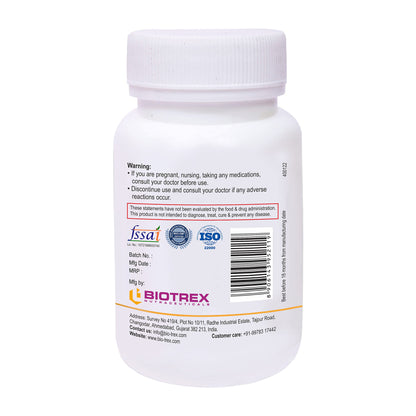 Biotrex Nutraceuticals Cow Colostrum 500Mg - 60 Capsules