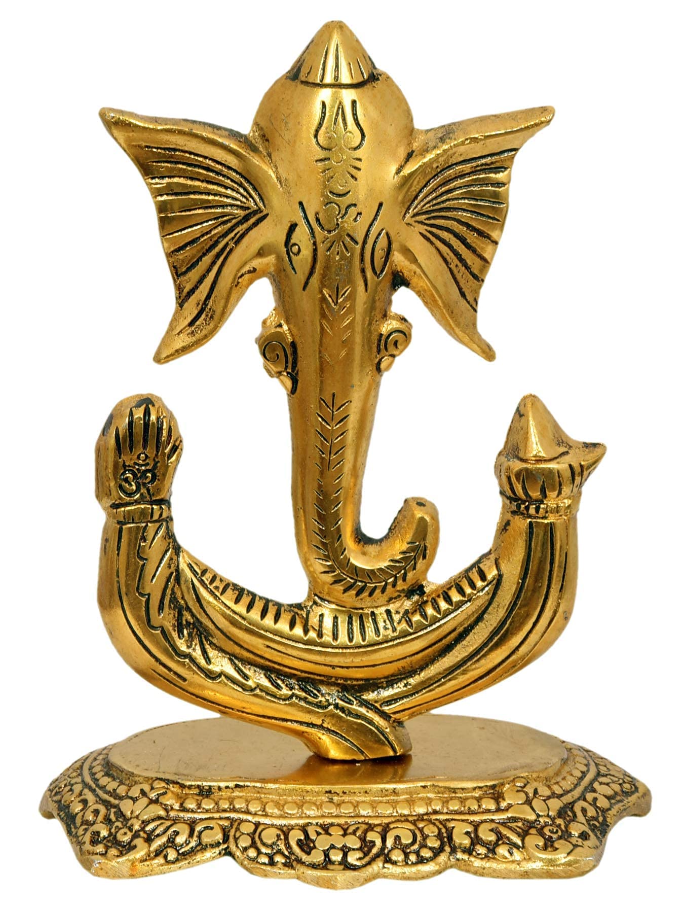 Metal Ganesha Statue Ganesh Ji Idol Statue Religious Figurine Diwali Gift  5.5 in | eBay