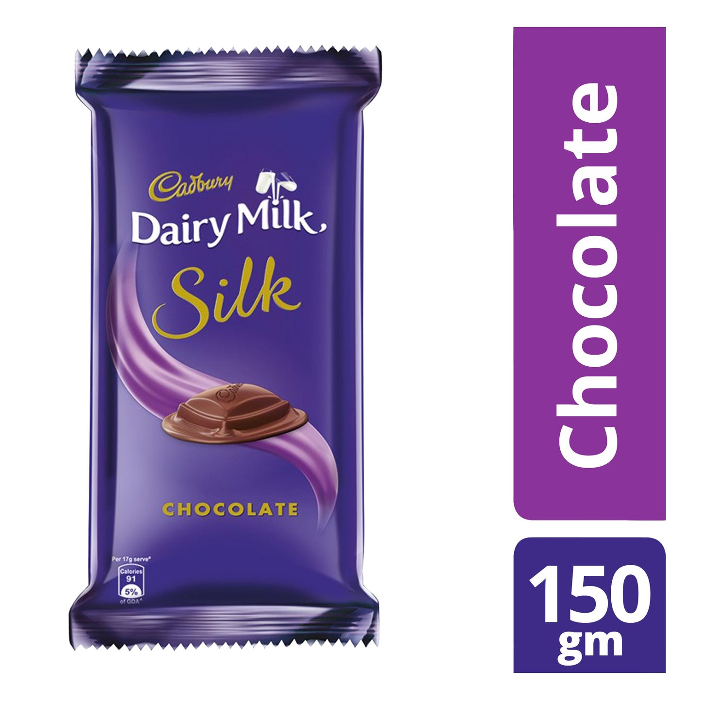 Cadbury Dairy Milk Silk Chocolate Bar, 150 gm