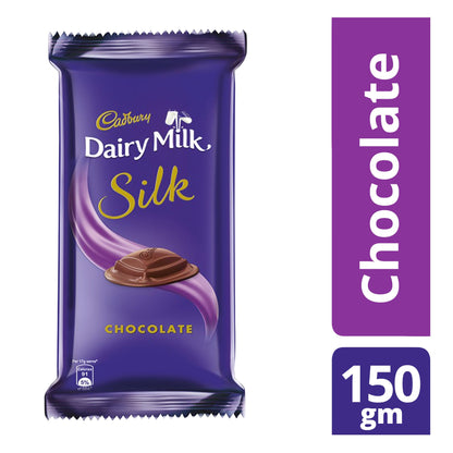 Cadbury Dairy Milk Silk Chocolate Bar, 150 gm