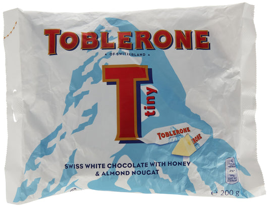 Toblerone Tiny Swiss White Chocolate With Honey & Almond