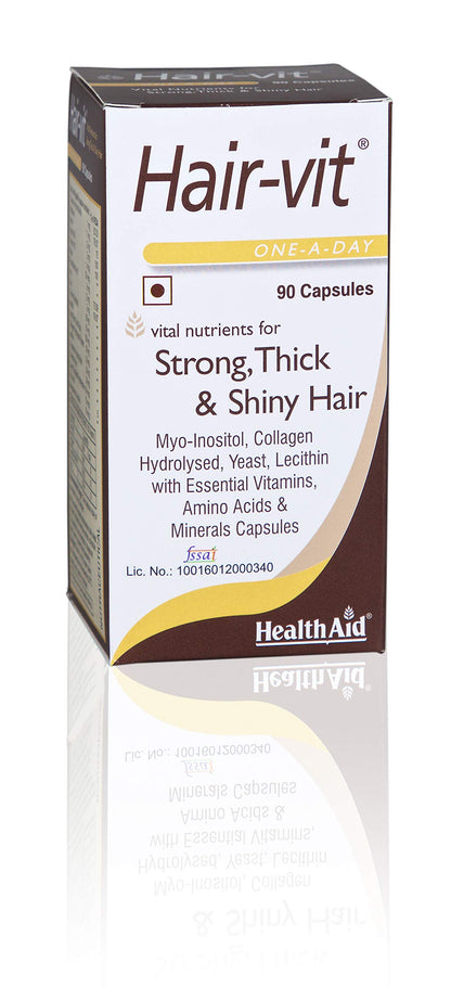 HealthAid Hair Vit Multivitamin and Minerals - 90 Capsules