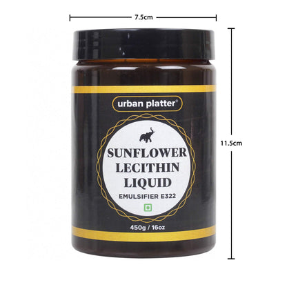 Urban Platter Sunflower Lecithin Liquid, 450g