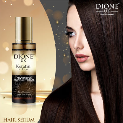 DIONE UK Professional Keratin Hair serum for All Hair Types, 100ml