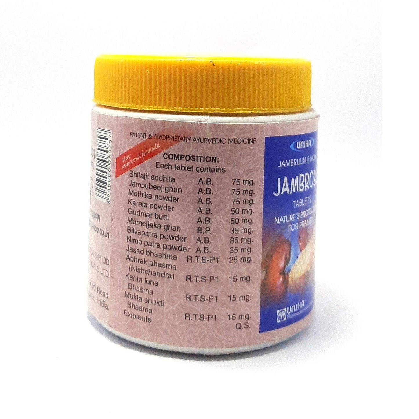 WellAura Unjha Jambrose Tablets -100 Tablets(Pack of 2) (UJ122)