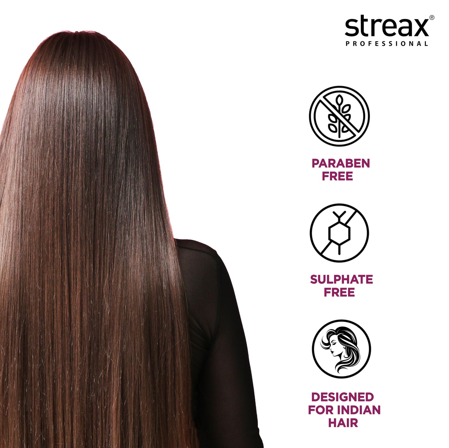 Streax Professional Canvoline Straightening Post Care Hair Serum for Women | Enriched with Baobab OiTangle Free Hair | Paraben & Silicon free | 100 ml