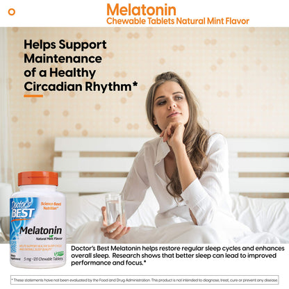 Doctor's Best Melatonin 5mg 120 Tablets