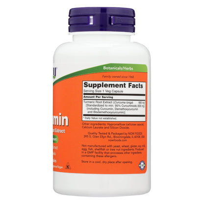 Now Foods, Curcumin, 60 Veggie Caps