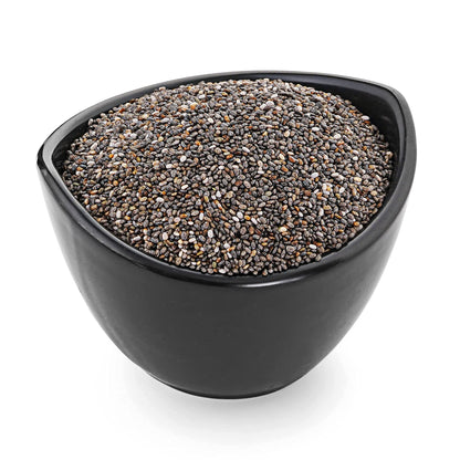 Achyutam Raw Chia Seeds | Organically produced | Glass Jar 500gms (Chia Seeds, 500gm)