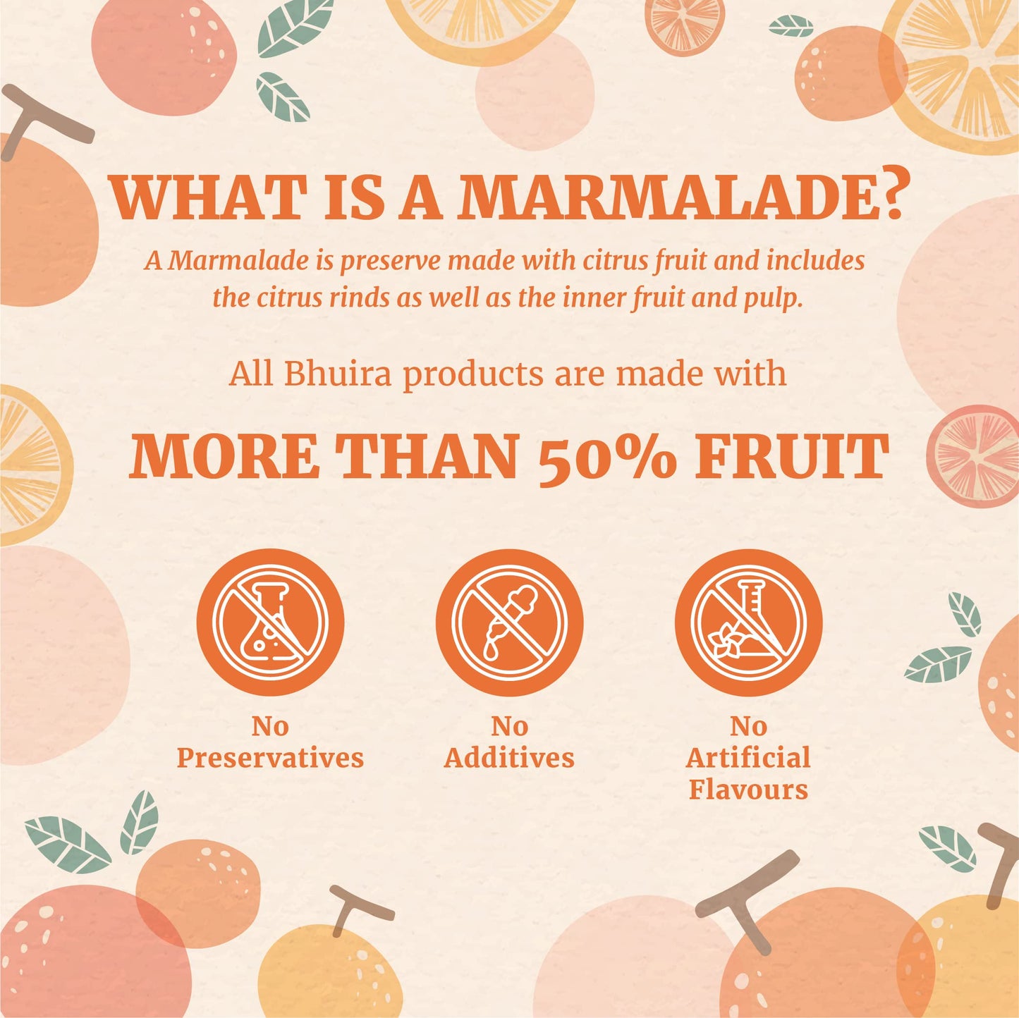 Bhuira|All Natural Jam Three Fruit Marmalade|No Added preservatives|No Artifical Color Added|240 g|Pack of 1