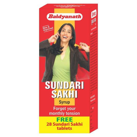 Baidyanath Sundari Sakhi - 450 ml Free 28 Sundari Sakhi tablets