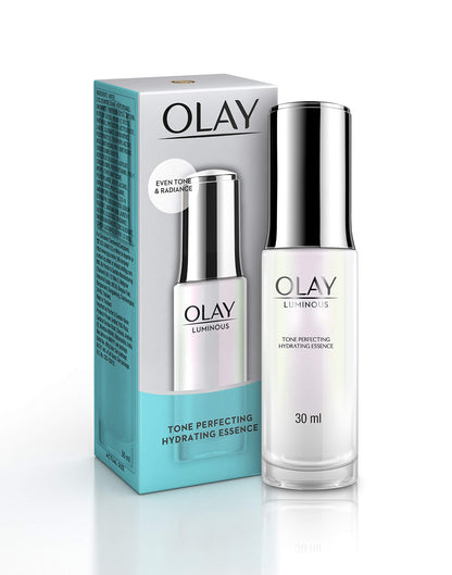 Olay Luminous Serum: Tone Perfecting Hydrating Essence, 30 ml and Olay Regenerist Whip