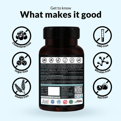 Halesaga Multivitamin for Men and Women with Probiotics, Calcium & 46+ Vitamins & Minerals for Immunve Health & Skin Health - 60 Multivitamins Tablets