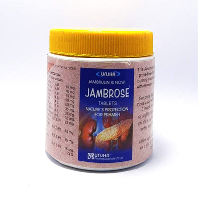 WellAura Unjha Jambrose Tablets -100 Tablets(Pack of 2) (UJ122)