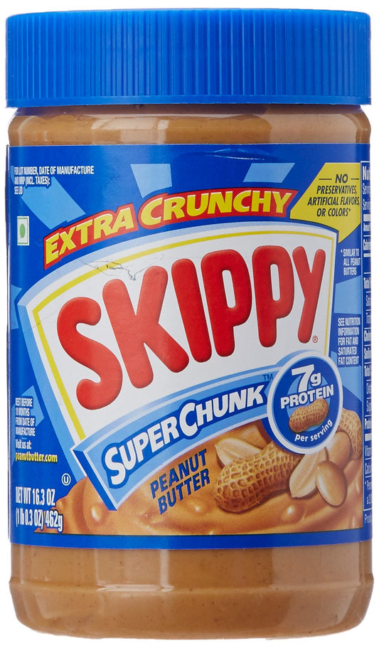 Skippy Peanut Butter Extra Crunchy Super Chunk, 462g