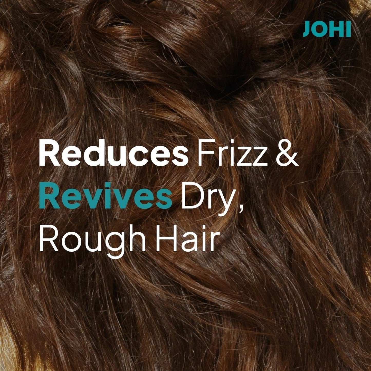 Johi Hydrating Hair Serum, Controls Frizz, Reduces Dryness & provides Shine, Contains Hyaluronic Aci(ResistHyal™), Suitable For All Hair Types, 100 ml