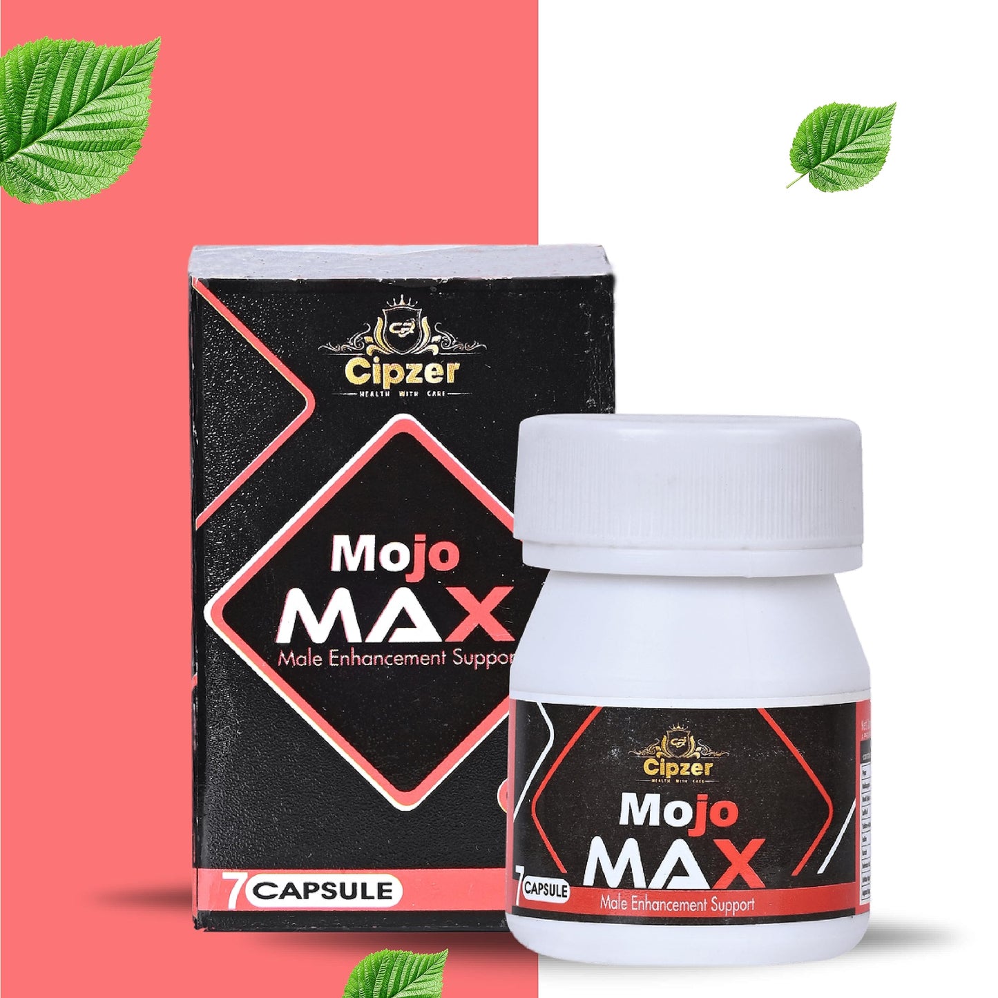 Cipzer Mojo Max - Boost Energy & Vitality | Ayurvedic Formula| 7 capsules